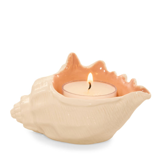 Seashell Tea Light Candle Holder 6JOJ