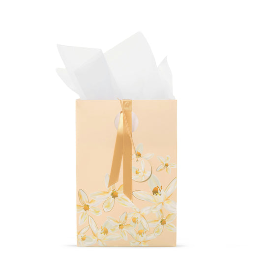 Peach Jasmine Floral Gift Bag YP22